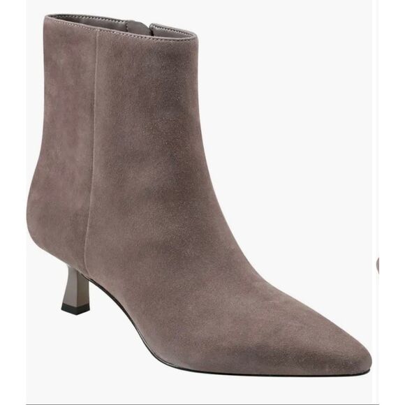 Marc Fisher LTD Kolton Kitten Heel Bootie Size 6 Light Gray NEW - Picture 1 of 9